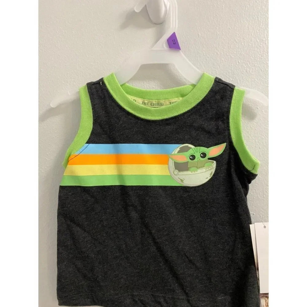 Baby yoda 12 month tank top brand new.